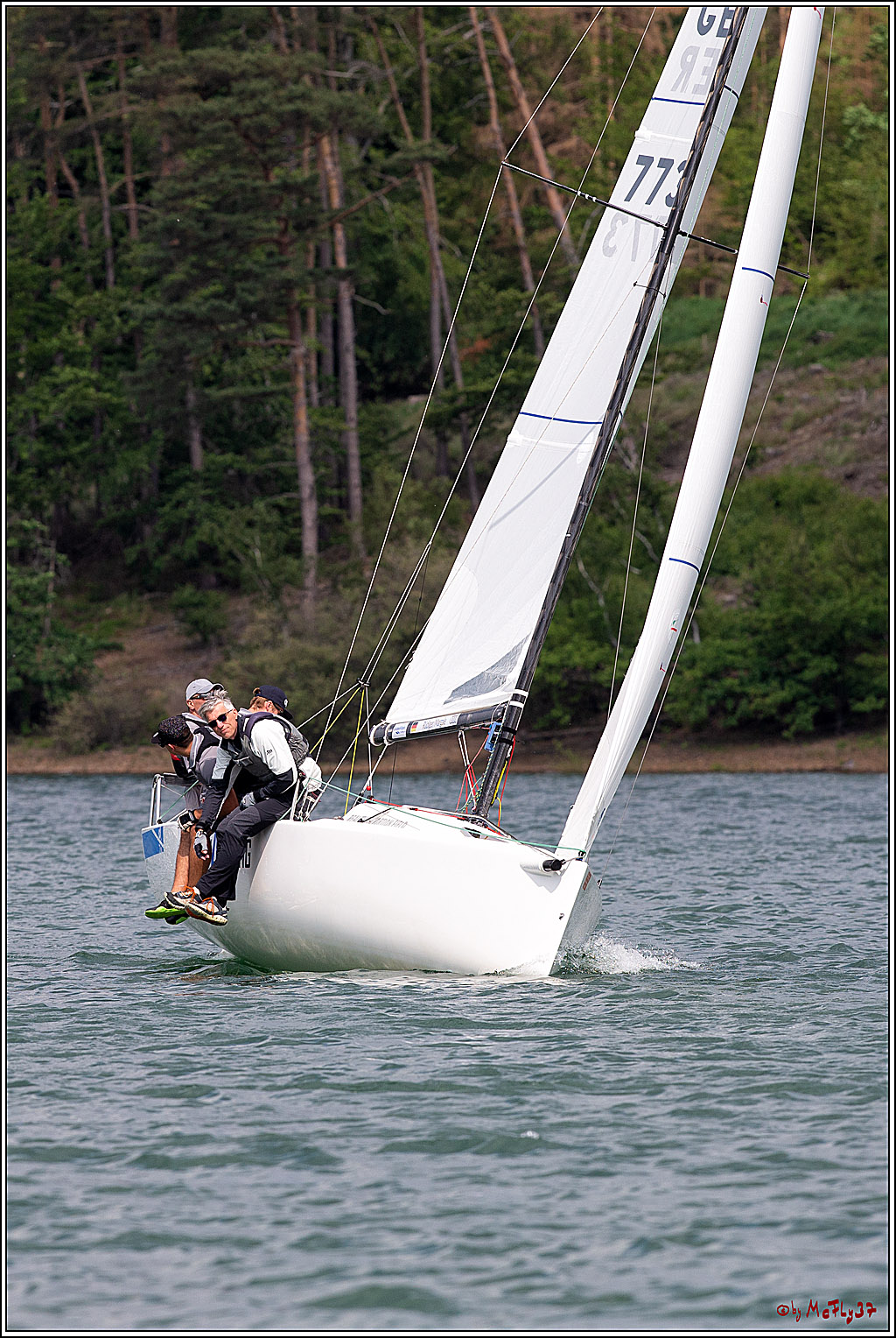 J70 - WOODLAND, 12.06.2021 Segelboot; Segeln; Woodland; Spinnaker; J70; Sorpesee; Sauerland